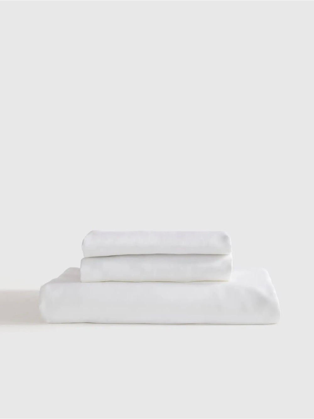 Quince Bamboo Fitted Sheet Set in White 3 pieces King
